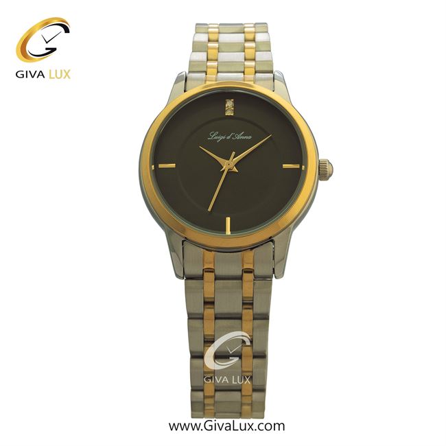 ساعت مچی اورجینال زنانه LdA طلایی-نقره ای | طلایی-نقره ای| مشکی| کد رفرنس 2389